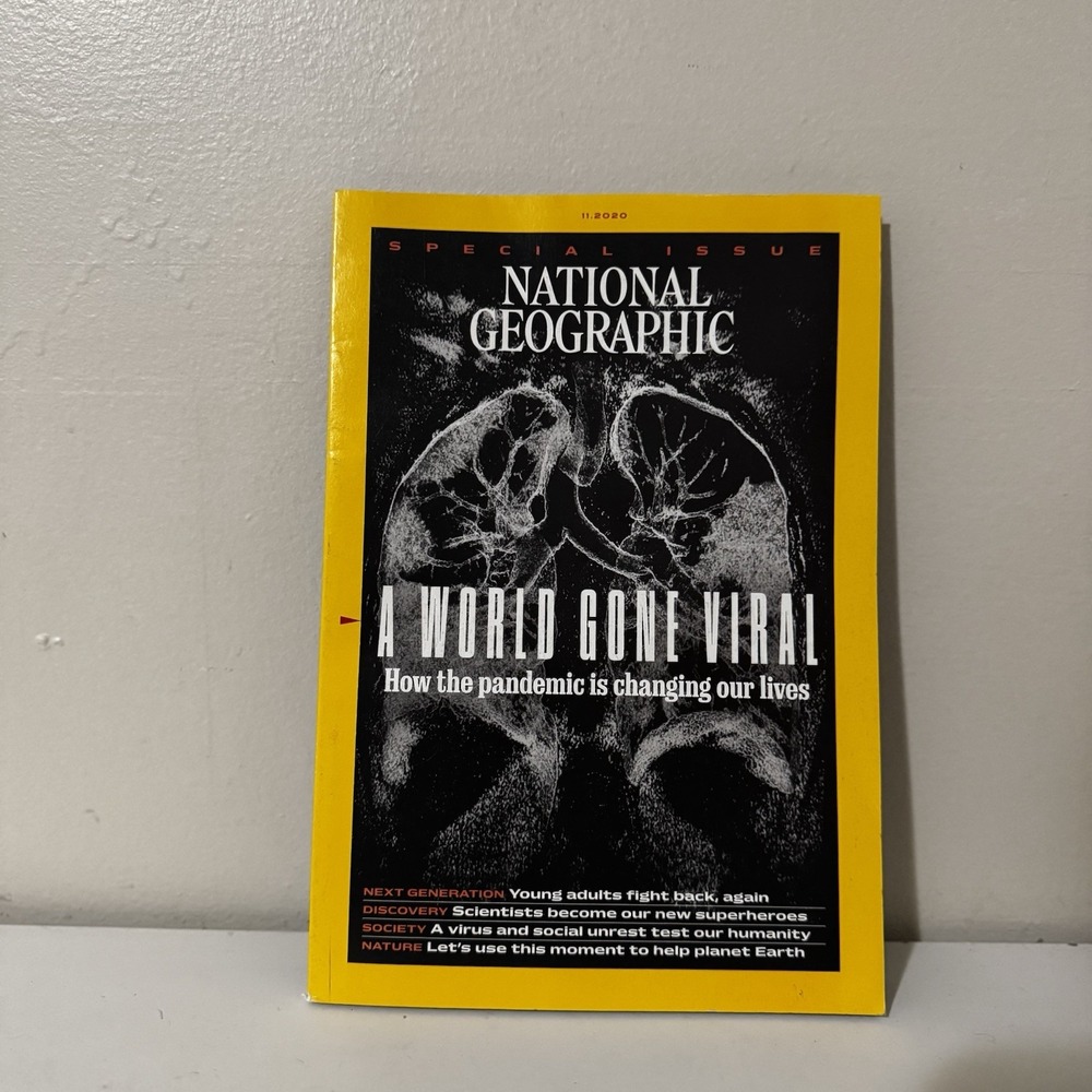 National Geographic Mag: Nov 2020: *Special Edition* Covid, Viral Pandemic C-19